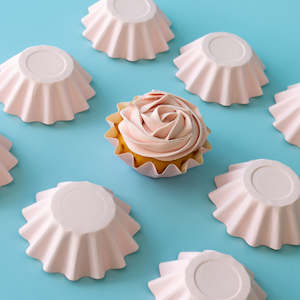 BLOOM BAKING CUPS CUPCAKE PAPERS 24 PACK Pastel Pink