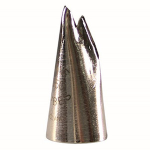 Pme piping nozzle Ruffle tip Single Shallow small design