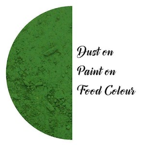 Cake: Rolkem Duster Colour Calyx Green dusting powder