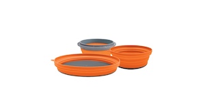 Collapsible 3-Piece Dinner Set