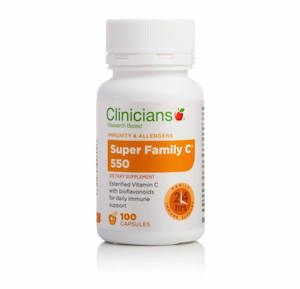 Chemist shop - pharmacy: Clinicians Super Family C 550 (100 caps)