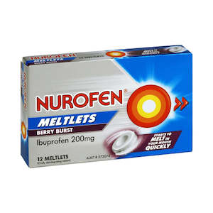 NUROFEN Meltlets Berry Burst 200mg