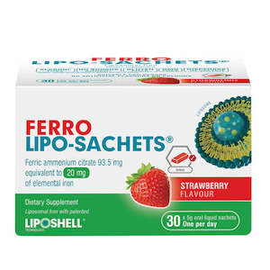 Lipo-Sachets Ferro Liposomal Iron 30 sachet