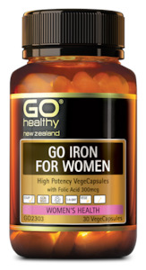 Go Healthy Go Iron For Women (30 Vege Caps)