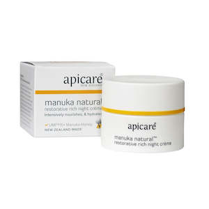 Apicare Manuka Natural Restorative Rich Night Creme (50g)