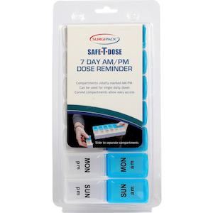 Chemist shop - pharmacy: SurgiPack  Safe-T-Dose AM/PM 7 Day Reminder