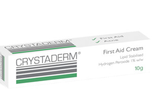 Chemist shop - pharmacy: Crystaderm First Aid Cream 10g