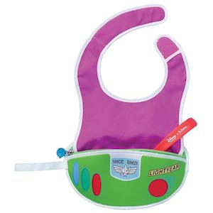 B.Box Disney Buzz Lightyear bib + Silicone Spoon