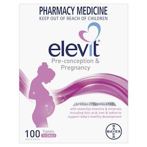 Elevit Pre-conception & Pregnancy Multivitamin (100 tablets)