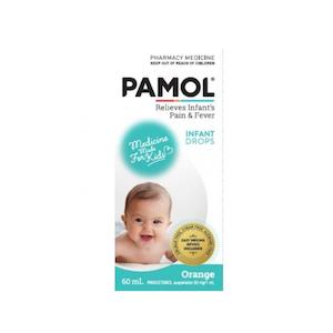 Chemist shop - pharmacy: Pamol Infant Drops C/F (60ml)