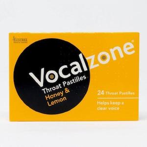 Vocalzone Honey & Lemon Throat Pastilles