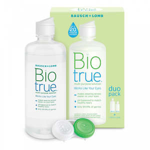 BL Biotrue Multi-purpose Solution Duo Pack + Lens case