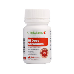 Clinicians Hi-Dose Chromium (60 caps)