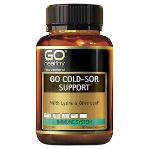 Go Healthy Go Cold-Sore Support VegeCapsules