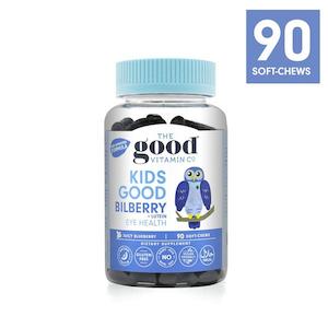 Chemist shop - pharmacy: The Good Vitamins Kids Good Bilberry + Lutein Eye Health (90 soft-chews)