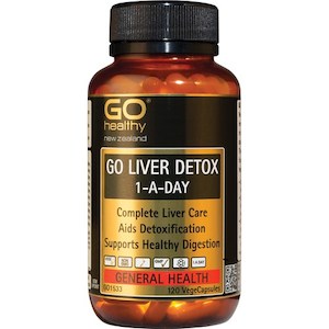 Go Healthy Go Liver Detox 1-A-Day (120 Vege Caps)