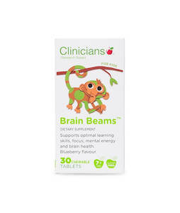 Clinicians Kids Brain Beams (30 chewable tablets)