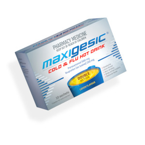 Chemist shop - pharmacy: Maxigesic cold & flu hot drink