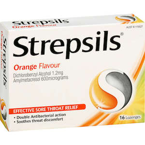 Strepsils Orange Lozenges