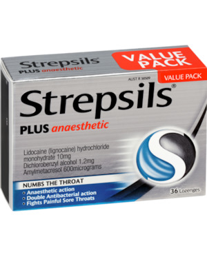 Strepsils Plus Anaesthetic Lozenge Original 36's