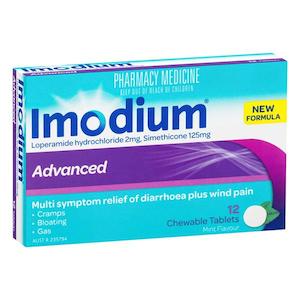 Imodium Advanced Chewable Tablets