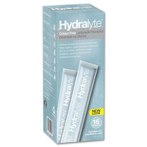 Hydralyte Electrolye Ice Blocks Lemon 16s