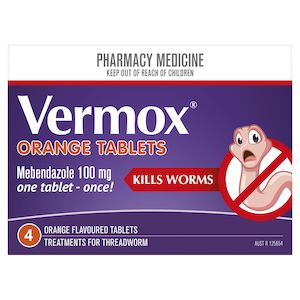 Vermox Orange Tablets