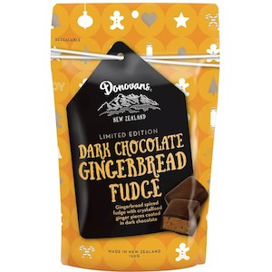 Donovans Dark Chocolate Gingerbread Fudge 150g