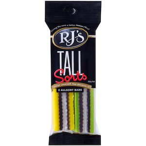 RJs Licorice Tallsorts 70g