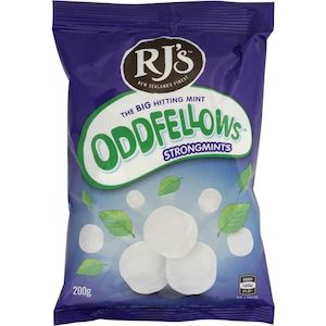 RJs Oddfellows Strongmints 200g