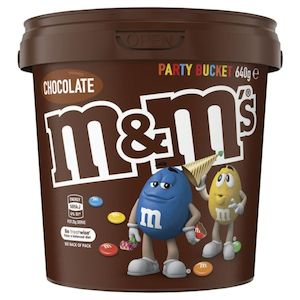 M & Ms Chocolate Party Bucket 640g