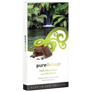 Purelicious Chocolate with Kiwifruit 100g