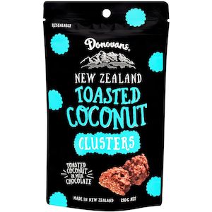 Donovans Toasted Coconut Clusters 150g