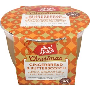 Aunt Betty's Christmas Gingerbread & Butterscotch Pudding 500g