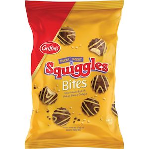 Griffins Squiggles Hokey Pokey Bites 150g