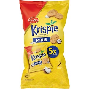 Griffins Krispies Biscuits Minis Multipack 125g