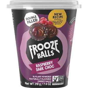 Frooze Balls Snacks Raspberry Dark Choc 210g