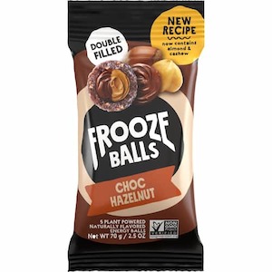 Frooze Balls Snacks Choc Hazelnut 70g