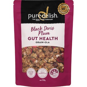 Pure Delish Granola Black Doris Plum 350g