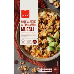 Pams Date Almond & Cinnamon Muesli 350g