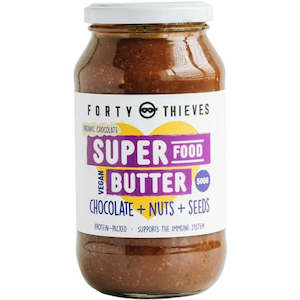 Forty Thieves Superfood Butter Chocolate, Nuts and Seeds 500G