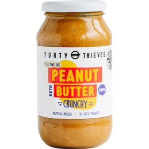 Forty Thieves Peanut Butter Crunchy 500G