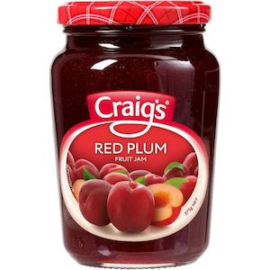 Craigs Red Plum Jam 375g