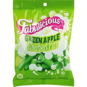 RJs Fabulicious Green Apple Sherbert Fizz 200g