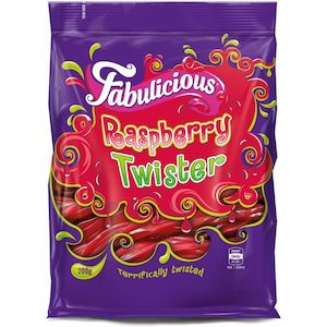 RJs Fabulicious Raspberry Twister 200g