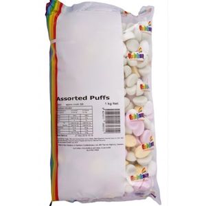 Rainbow Assorted Puffs 1Kg