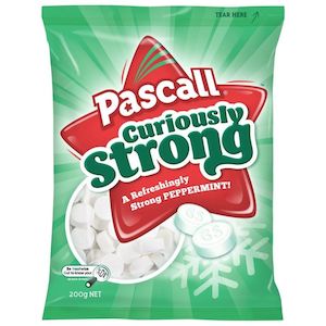 Pascall Curiously Strong Peppermints 150g