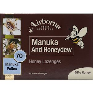 Airborne Manuka & dew Lozenges 16pk