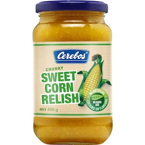 Cerebos Sweetcorn Relish 400g