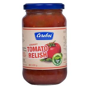 Cerebos Relish Tomato jar 400g